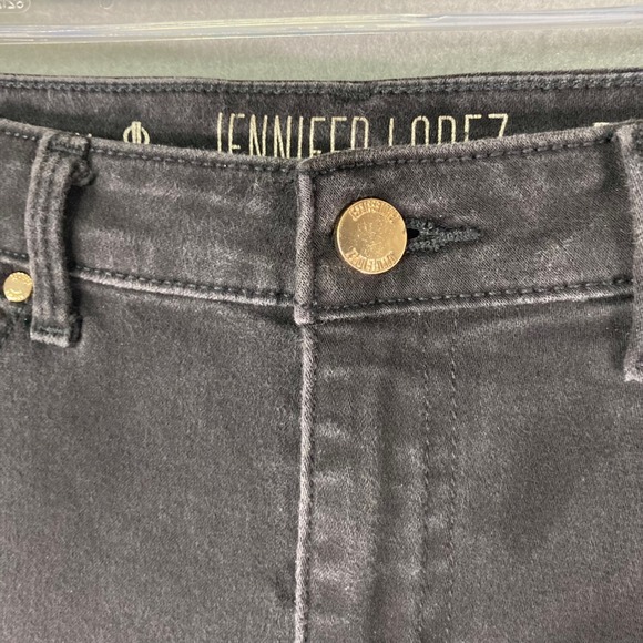 Jennifer Lopez JLO Super Skinny Jeans Womens Size‎ 10L Gray Denim Pants - Picture 5 of 10